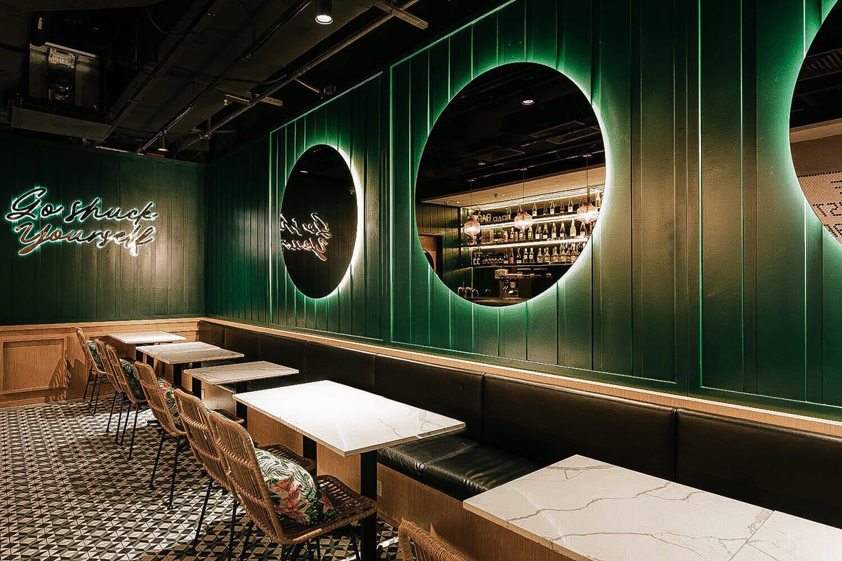 Singapore Oyster Bar restaurant design