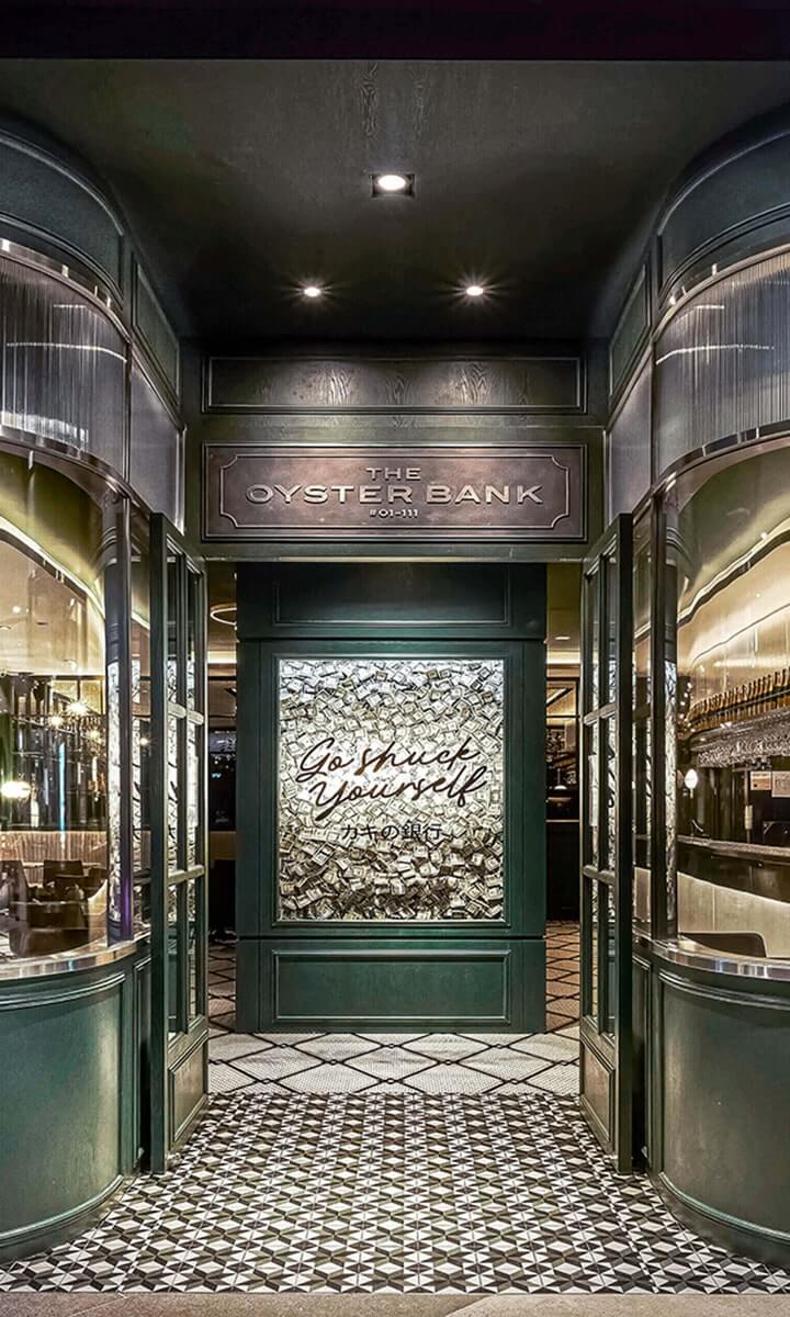Singapore Oyster Bar restaurant design GREATWORLD